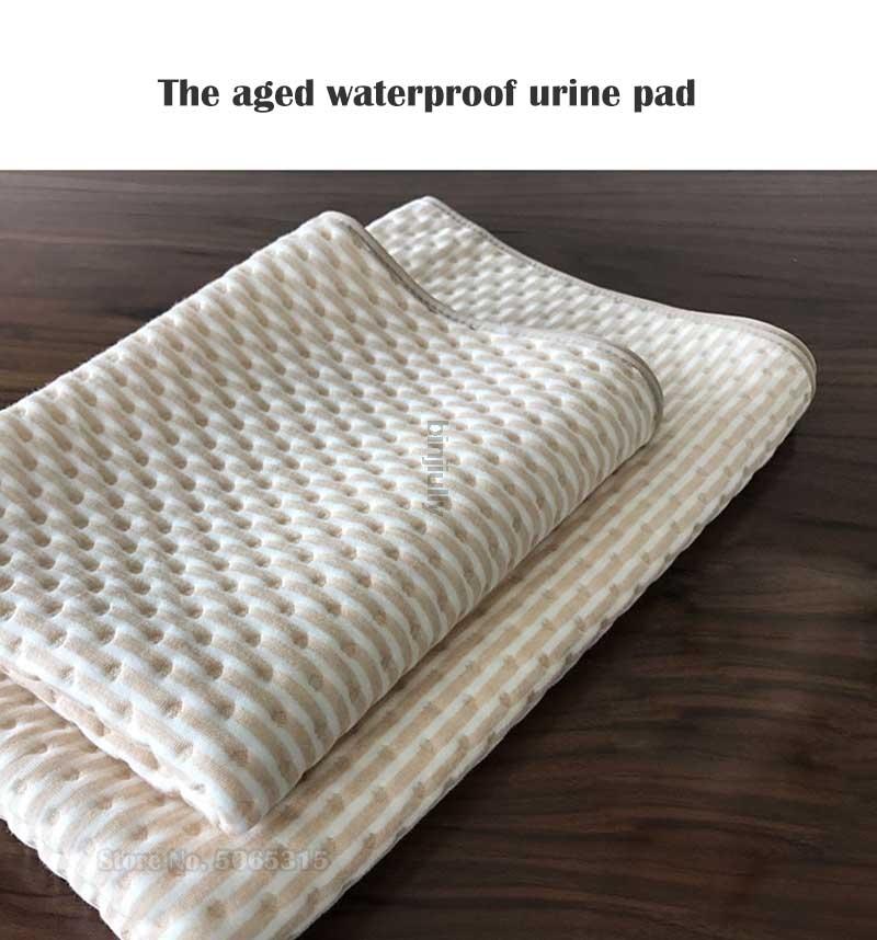 100*120Cm Có Thể Tái Sử Dụng Nước Tiểu Không Thấm Giường Underpad Thảm Có Thể Giặt Chống Nước Cho Trẻ Em Và Người Lớn Tiểu Tiện Miếng Lót Tã Người Lớn