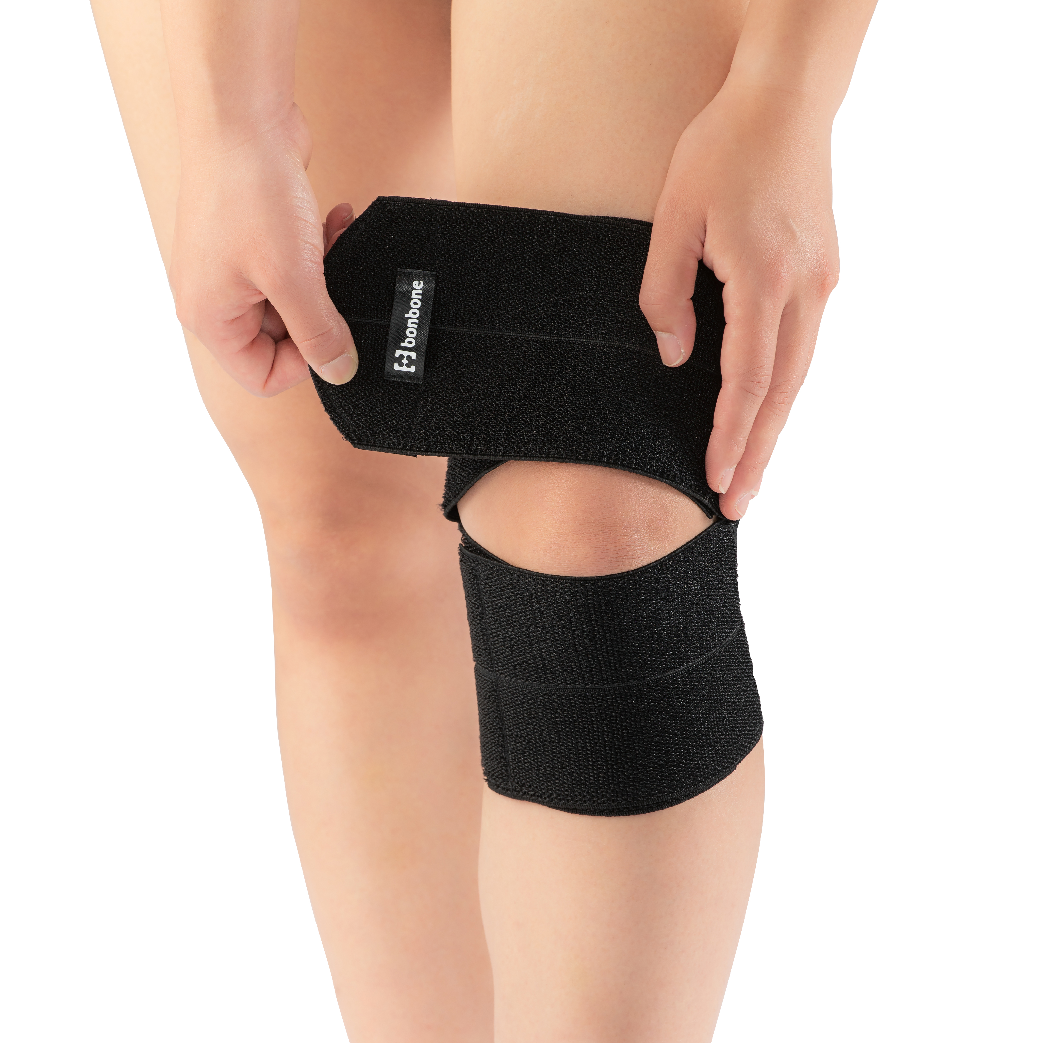 CHÍNH HÃNG - ĐAI HỖ TRỢ CỐ ĐỊNH đầu gối Bonbone Nhật Bản FREE KNEE SUPPORTER KI