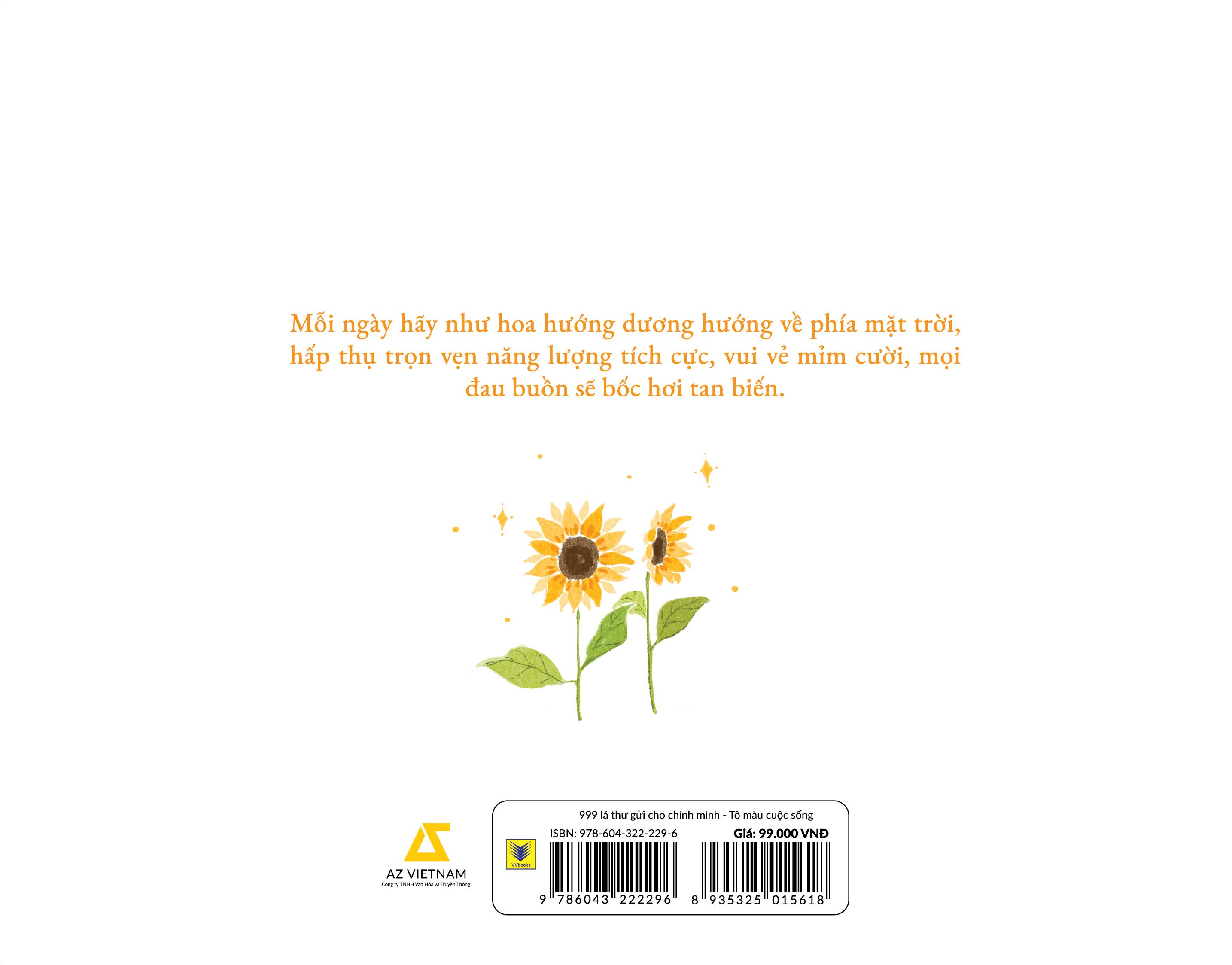 Sách 999 Lá Thư Gửi Cho Chính Mình - Tô Màu Cuộc Sống