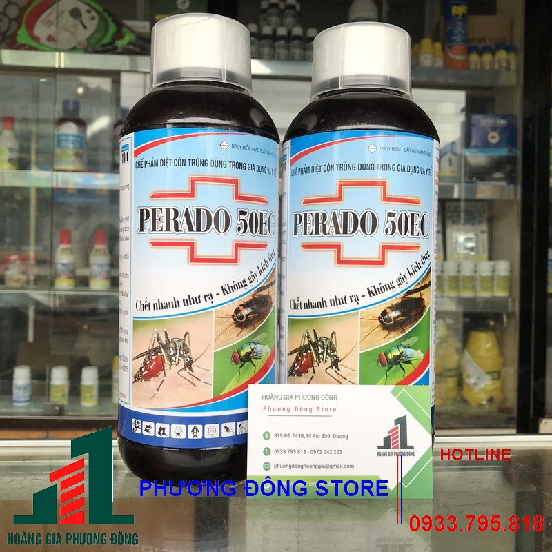 Thuốc diệt muỗi PERADO 50EC _ chai 1 lít