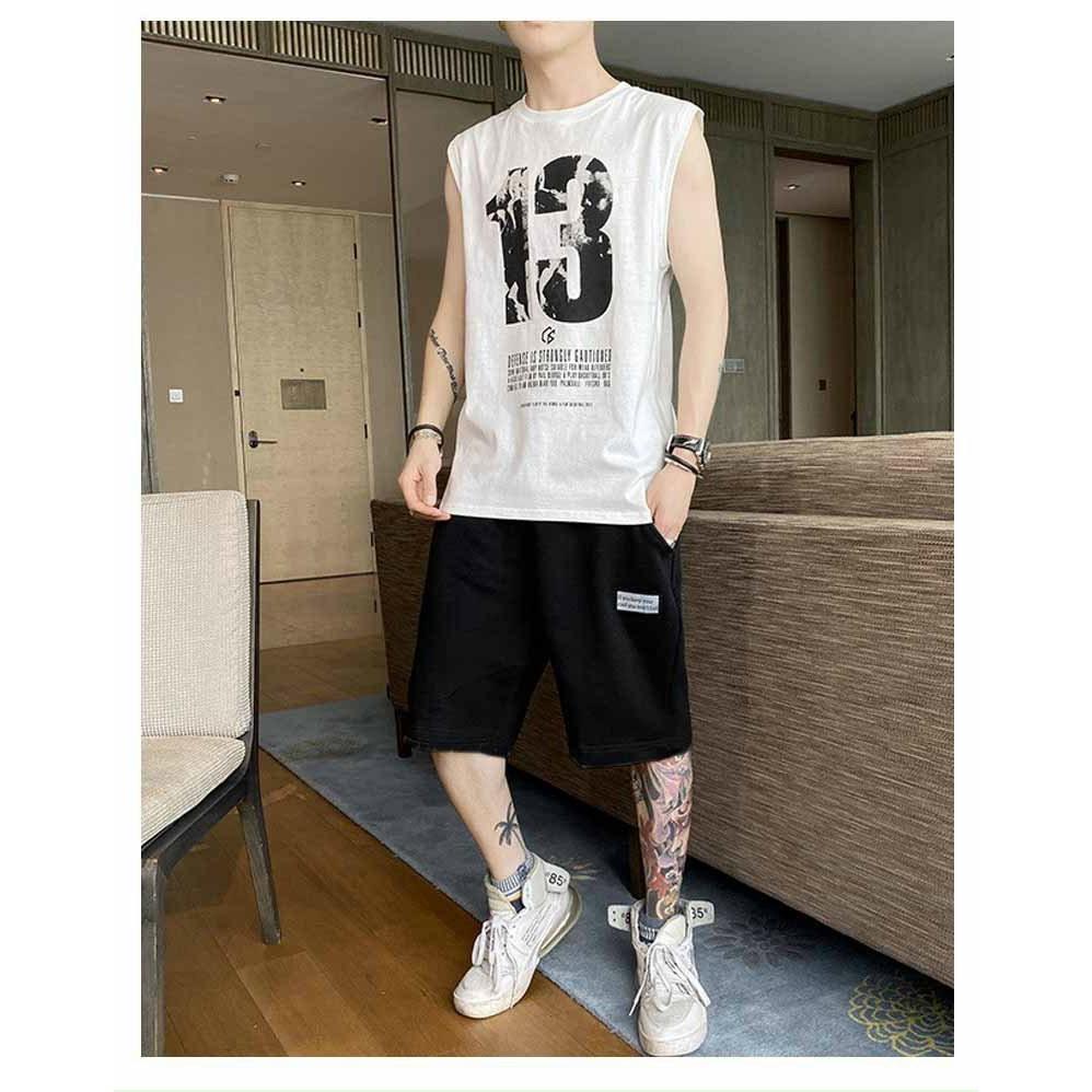 Đồ bộ nam nữ ba lỗ chất vải thun mè co giãn 4 chiều cực hot