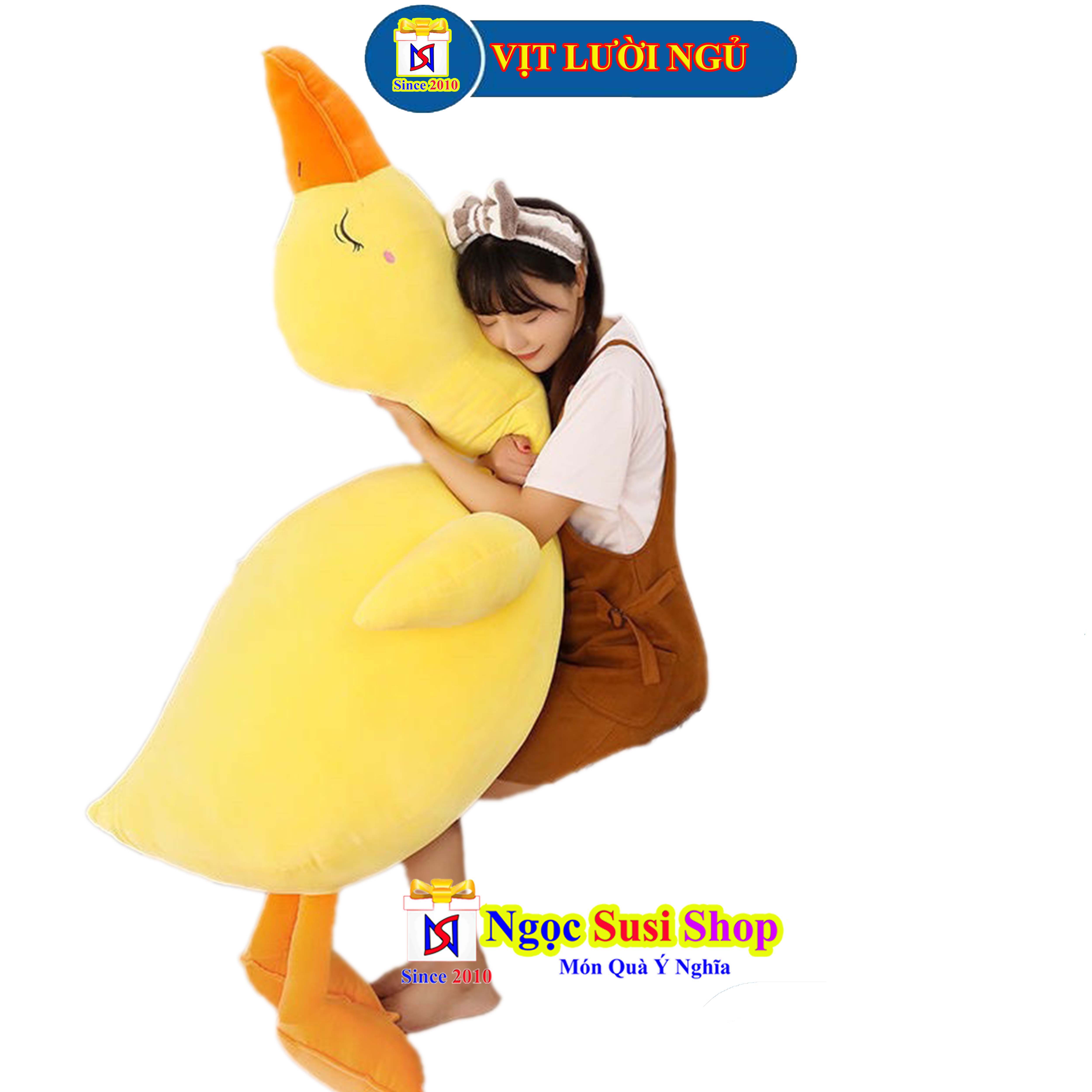 THÚ BÔNG VỊT TIKTOK LƯỜI NGỦ TRẦM CẢM KHỔNG LỒ
