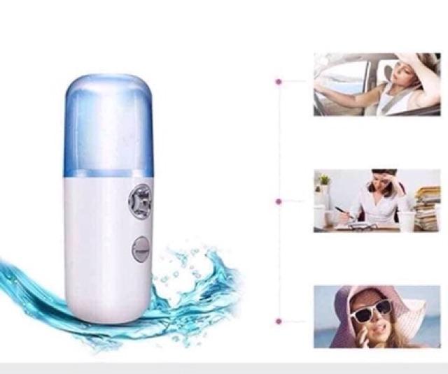 MÁY XÔNG MẶT ,XỊT KHOÁNG CẦM TAY DI ĐỘNG MẪU MỚI HOT
