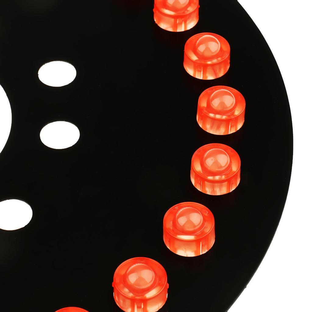 3rd Brake Decor Spare Tire 25 LED Wheel Light for TJ 96-17
