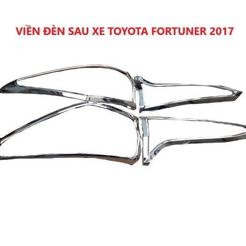 VIỀN ĐÈN SAU MẠ CROM DÀNH CHO XE TOYOTA FORTUNER 2017