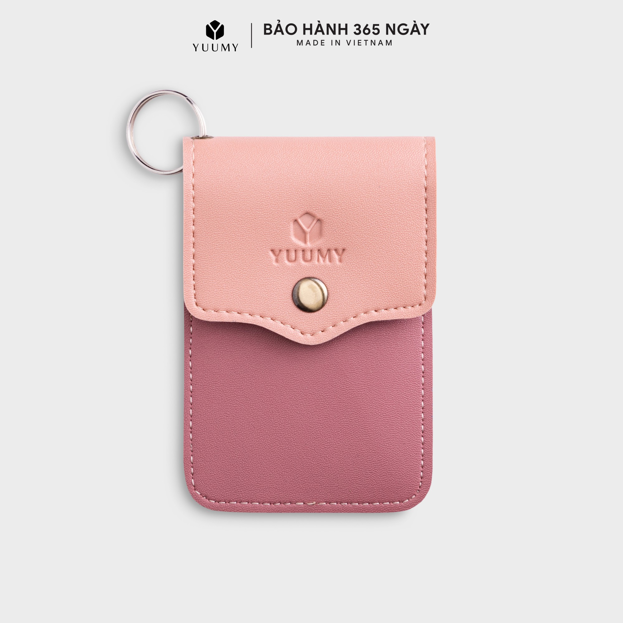 Móc khóa thời trang YUUMY YMK5 - Màu sắc trẻ trung - Thiết kế hiện đại - Đa chức năng sử dụng - Đựng thẻ ngân hàng, thẻ xe, chìa khóa xe - Tiên dụng mang theo bên người (Dài 7cm x Cao 10.5cm)