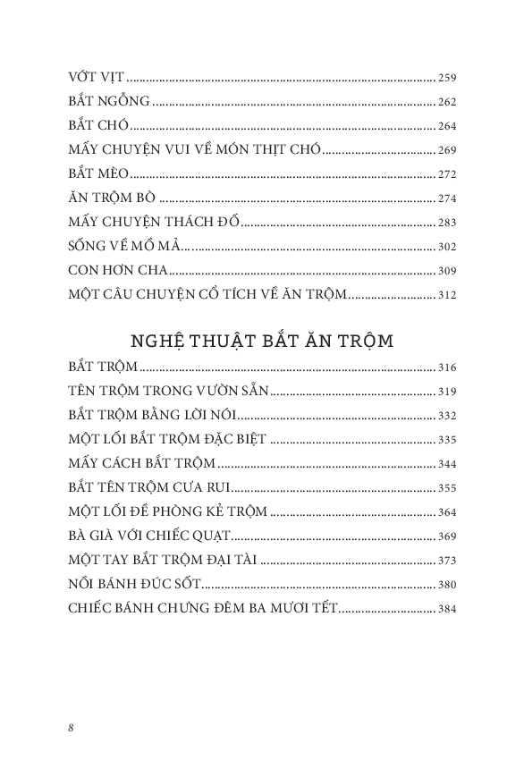 Sách Nếp cũ - Phong tục thờ cúng trong gia đình Việt Nam - Phong lưu đồng ruộng - Nghệ thuật bắt ăn trộm