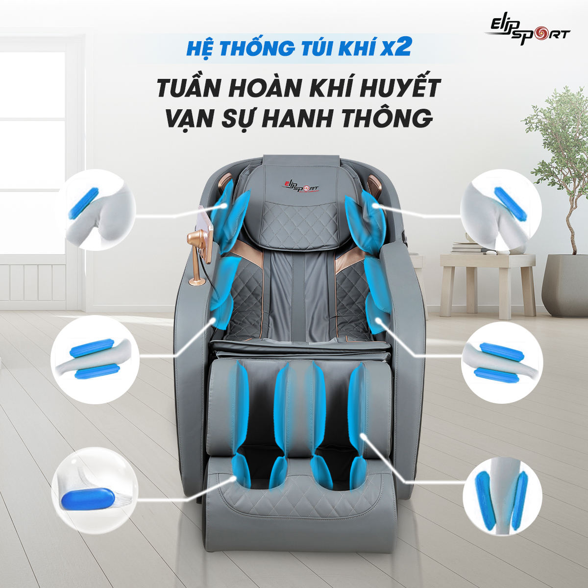 Ghế Massage Toàn Thân ELIP Elly