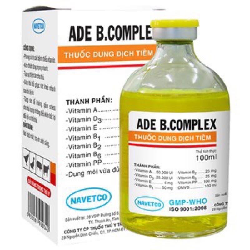 [ THÚ Y ] 1 lọ ADE B.COMPLEX 100ml dùng cho chó mèo trâu bò lợn bổ sung vitamin và kích thích thèm ăn