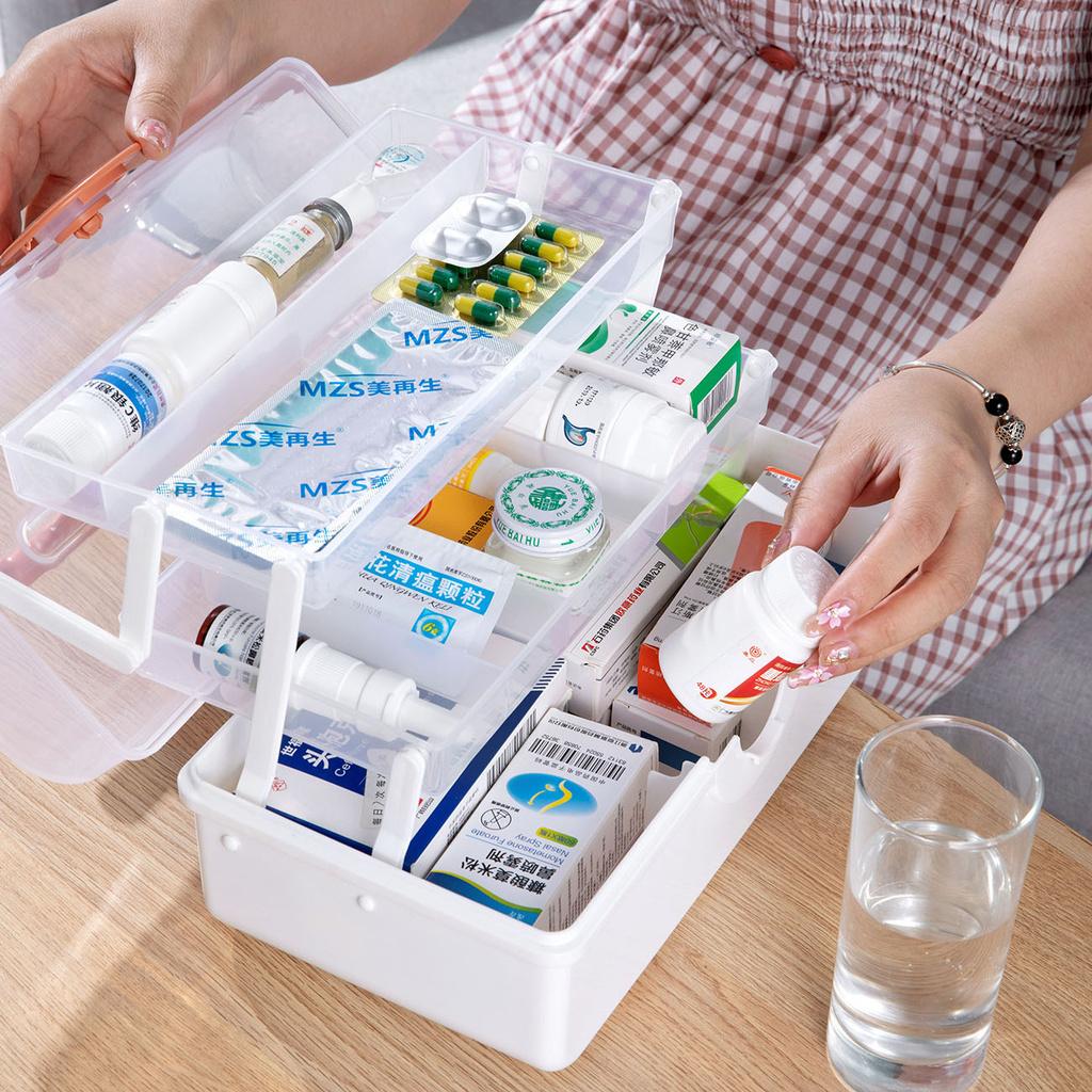 Hộp Đựng Thuốc Ba Tầng Tiện Lợi