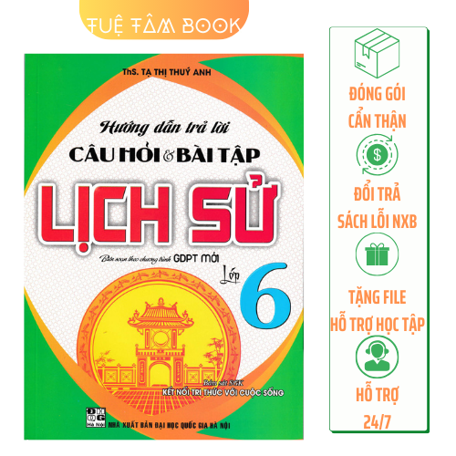 Sách - Hướng dẫn trả lời câu hỏi và bài tập Lịch sử 6 (Kết nối tri thức với cuộc sống)