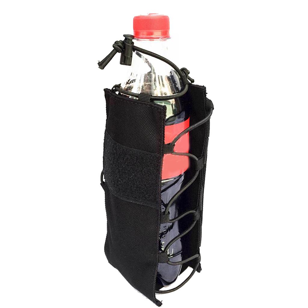 Adjustable Water Bottle Carrier and Holder Bag MOLLE Pouch Hiking Camping Hydration Bag