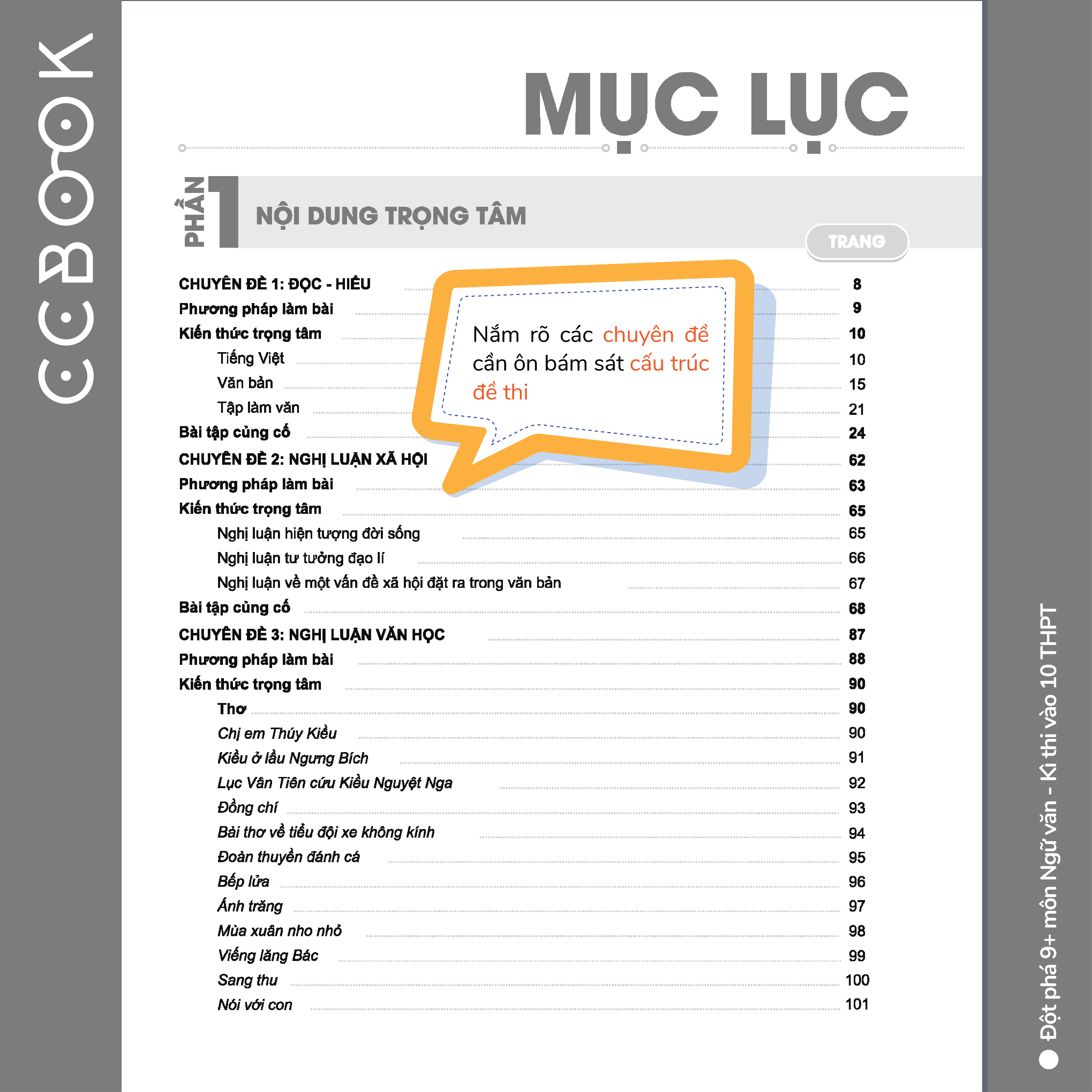 Đột phá 9+ môn Ngữ Văn kì thi vào 10 THPT (Classic)