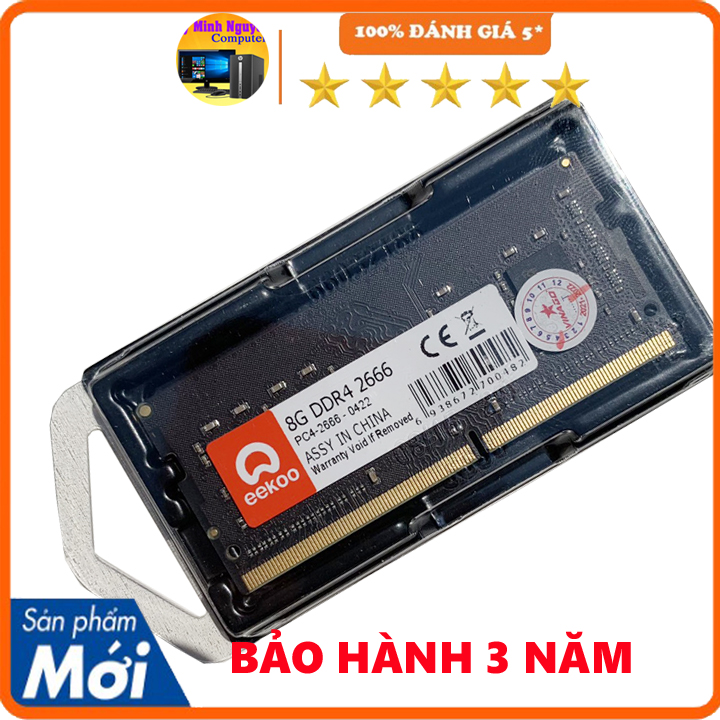 Ram Laptop Eekoo DDR4 4gb, DDR4 8gb bus 2666 - Hàng chính hãng