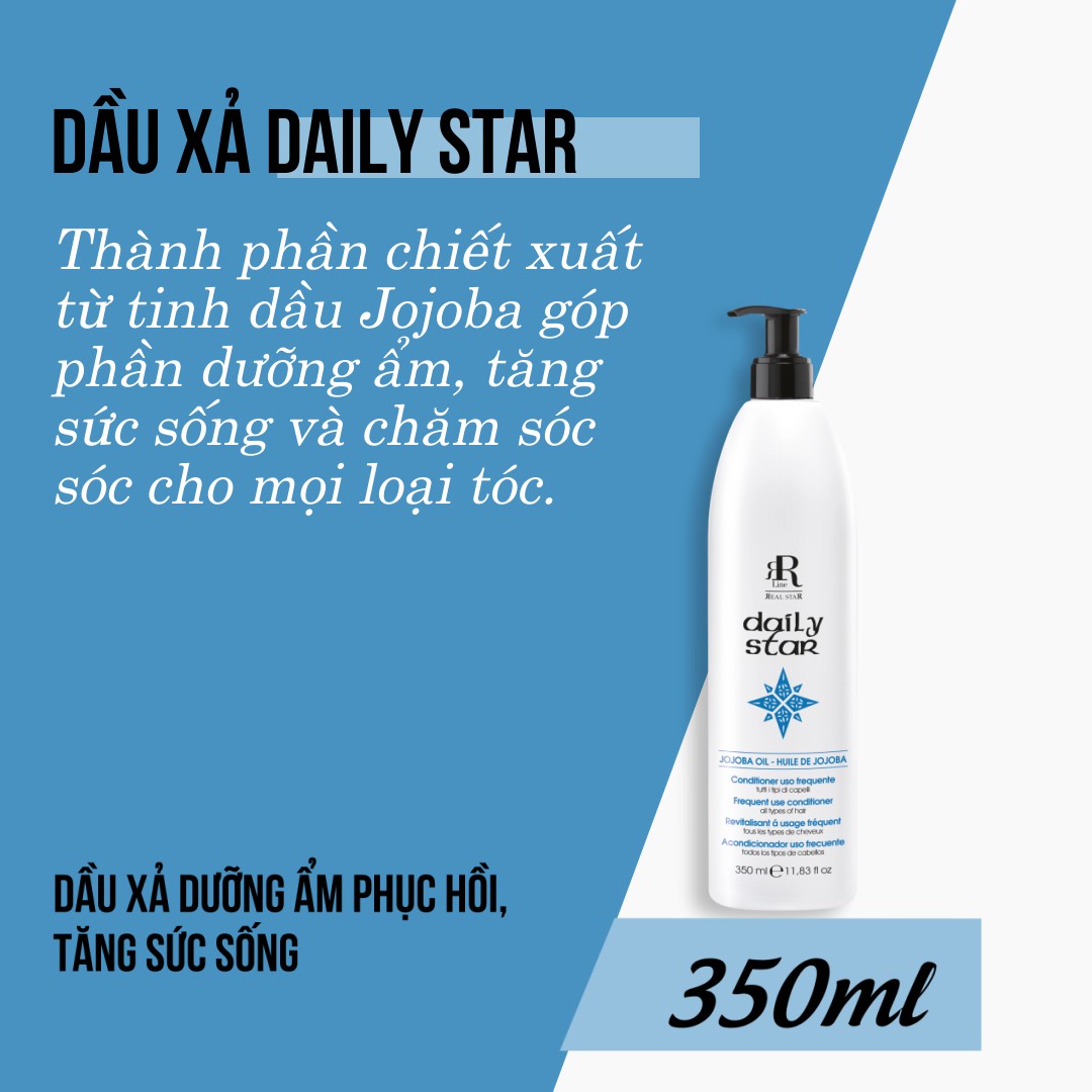 Dầu xả dưỡng ẩm tóc RRline Daily Star Conditioner 350ml