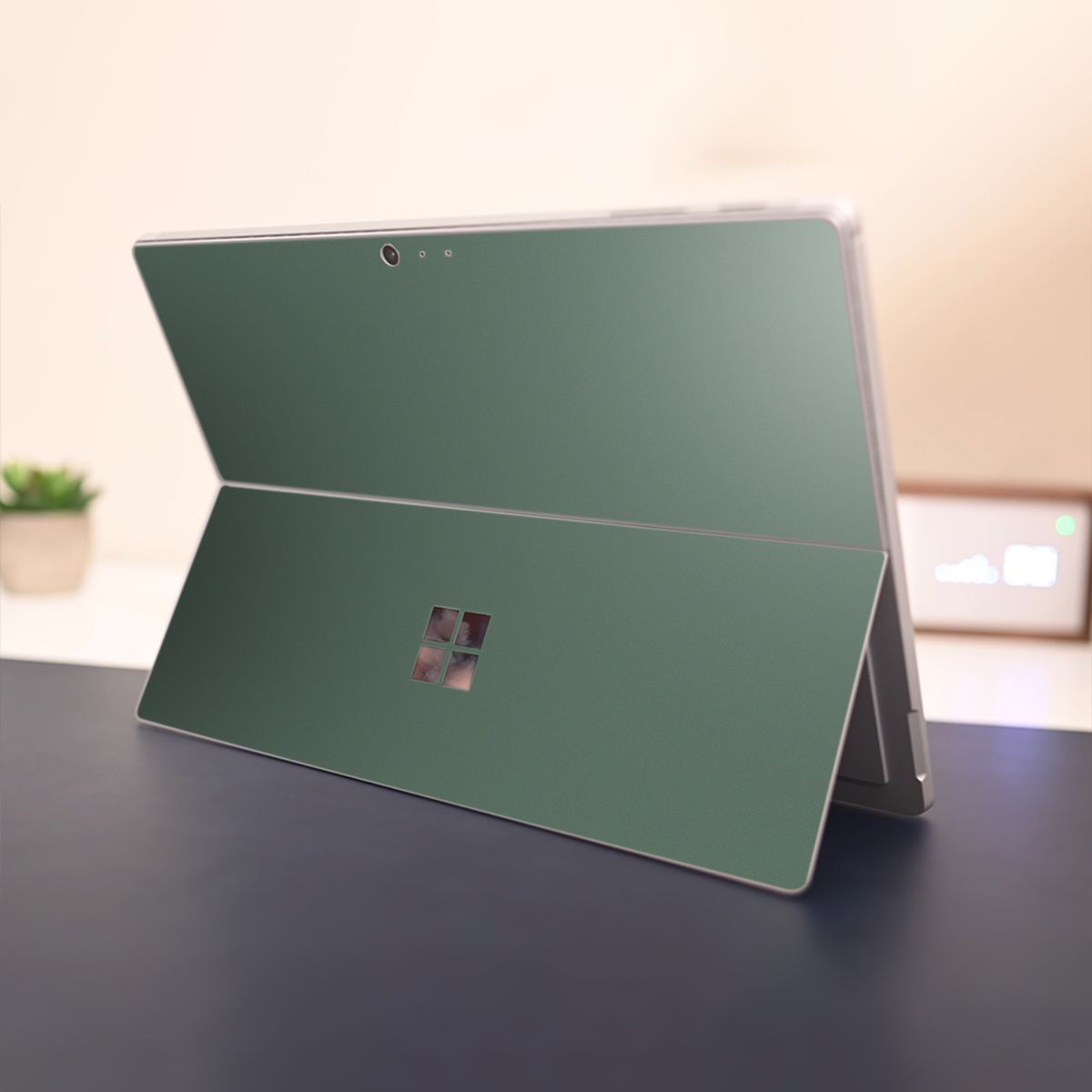 Skin dán hình Aluminum Chrome xám lông chuột cho Surface Go, Pro 2, Pro 3, Pro 4, Pro 5, Pro 6, Pro 7, Pro X