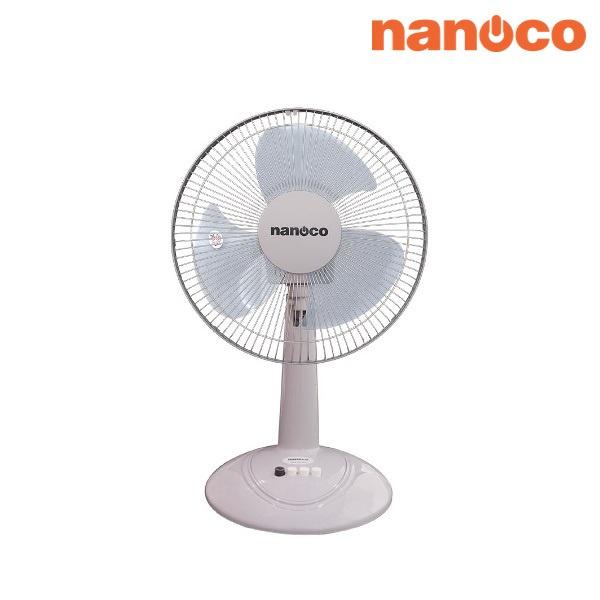 QUẠT BÀN NANOCO NTF1207G ( 3 CẤP ĐỘ GIÓ - MÀU XÁM )- Hàng chính hãng