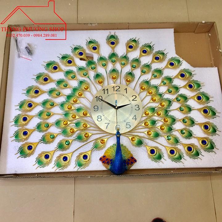 Đồng Hồ Treo Tường Công Xanh Cỡ Lớn TP-033G