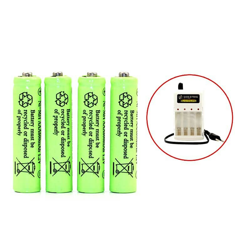 Vỉ Pin AAA Sạc 04 Viên 600mAh