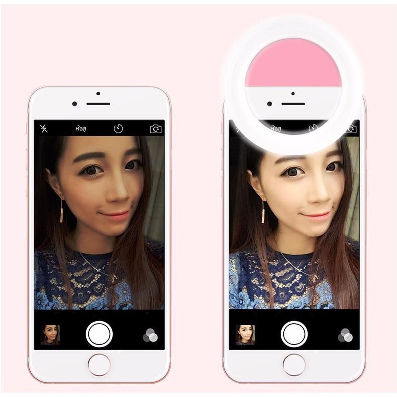 Đèn Kep Flash Hỗ Trợ Selfie For Smartphone (Selfie Ring Light) RK12