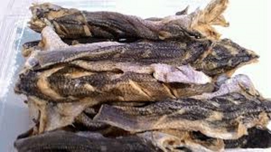 1Kg khô cá lóc cửng (cá lóc non) - cá nuôi - hút chân không