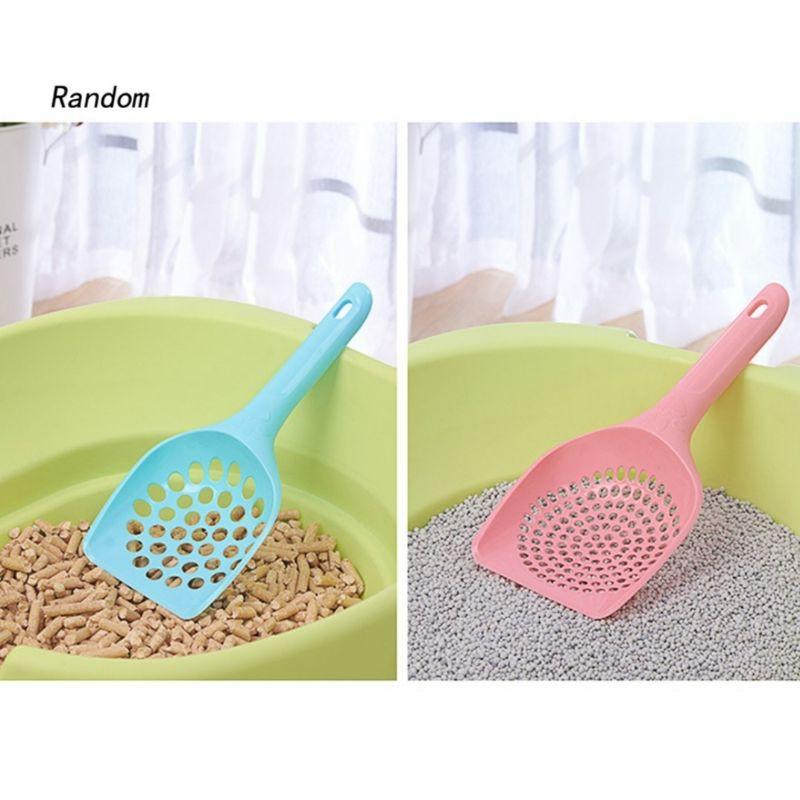 Xẻng nhựa to lổ tròn dọn vệ sinh cho mèo