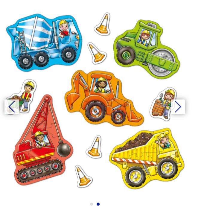 Bộ xếp hình Big Wheels - Orchard Toys giúp trẻ phát triển khả năng quan sát và linh hoạt não bộ