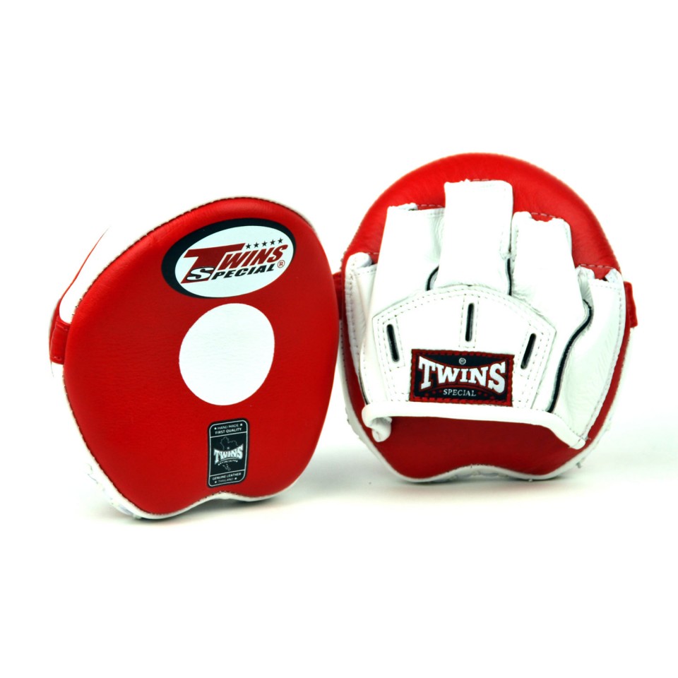 Đích Đấm Võ Thuật Twins Pml-13 Curved Speed Mitts - Red/White/ Speed mitts (1 Cặp