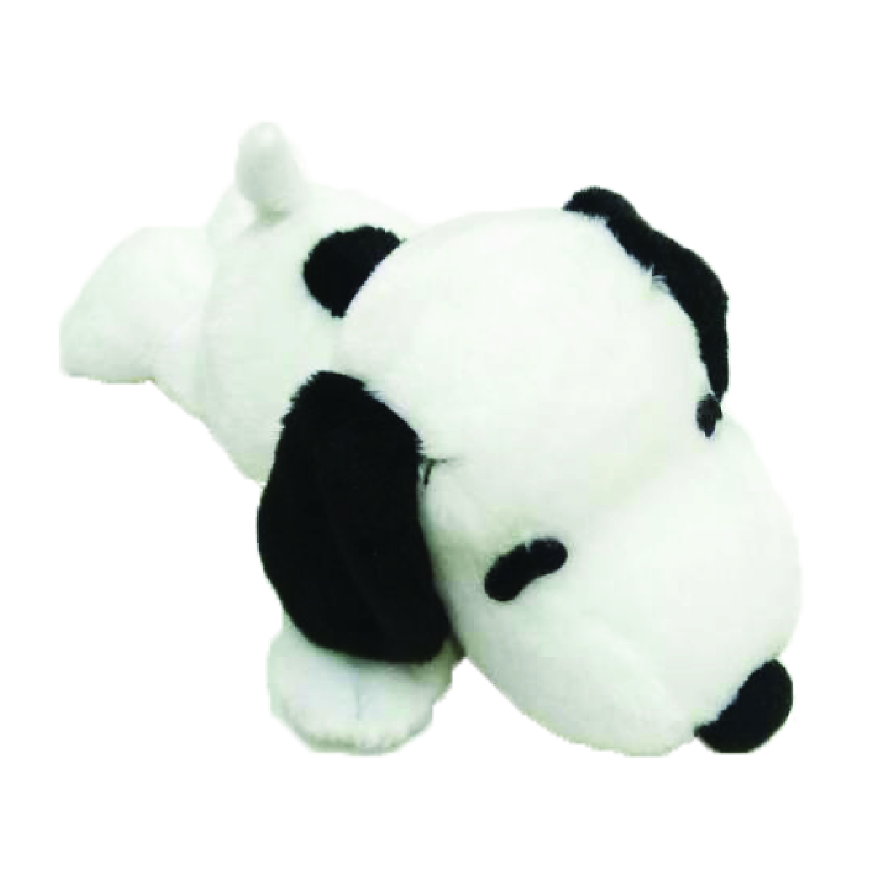 Gấu bông Snoopy có nơ xanh dương - dáng nằm - 68cm