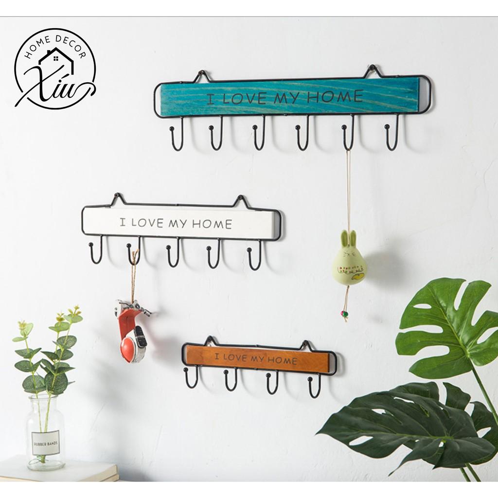 Móc Treo Tường Gỗ- Dùng Treo Áo Quần, Móc Khoá, Túi Xách