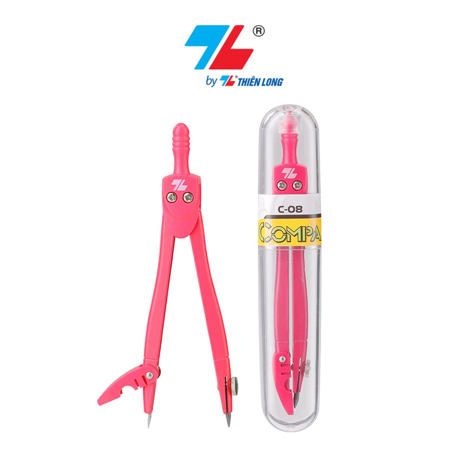 Compa Thiên Long C-08 thép không gỉ