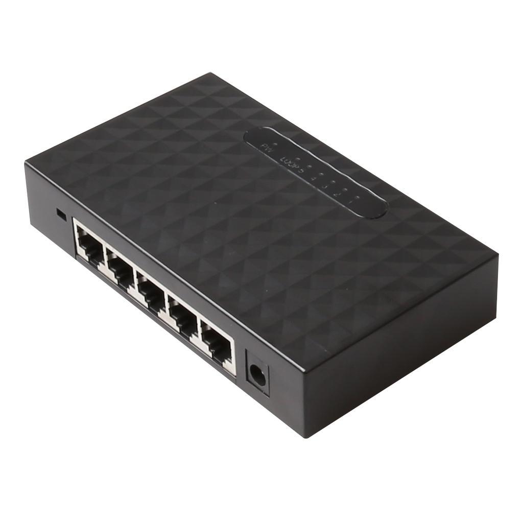5-Port 10/100/1000Mbps Gigabit Desktop Switch Fast Ethernet Network Switch