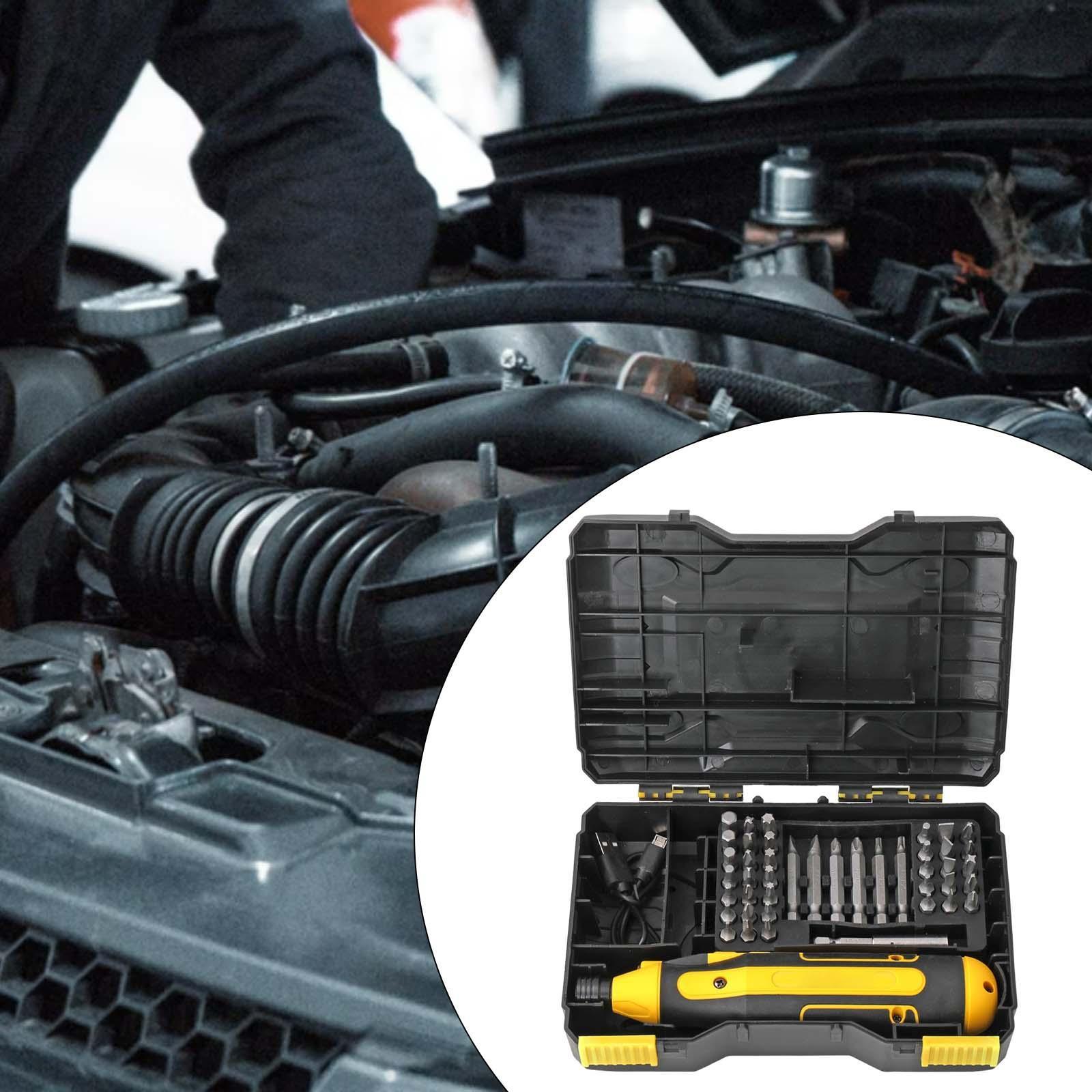 44x Electric Screwdriver Kit Manual Repair Tools Precision for Household Furniture