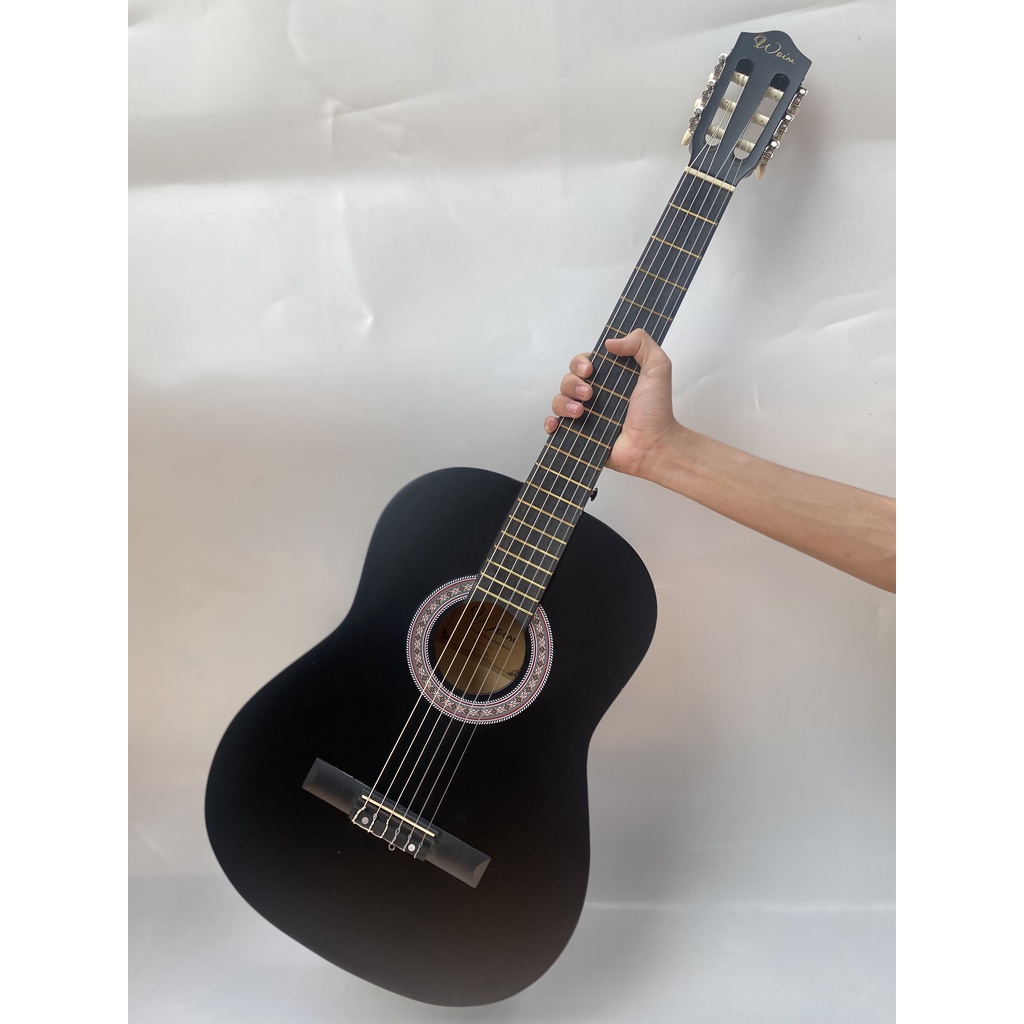 Đàn Guitar Classic Có Ty Và Gắn EQ-7545R Màu Đen