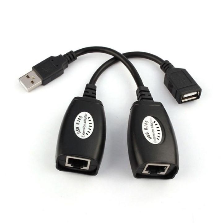 Bộ Nối Dài Cáp USB bằng Dây LAN 50m