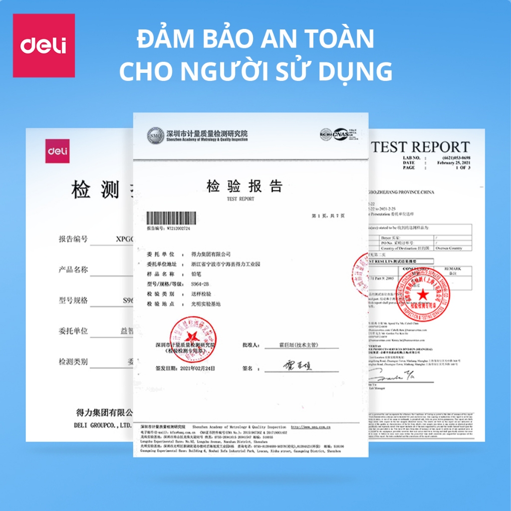 Bút Chì Gỗ Định Vị 2B Lõi Màu Deli - Điều Chỉnh Tư Thế Tập Viết, Chì Đậm Trơn Tru Học Sinh Luyện Chữ Vẽ Tranh Văn Phòng