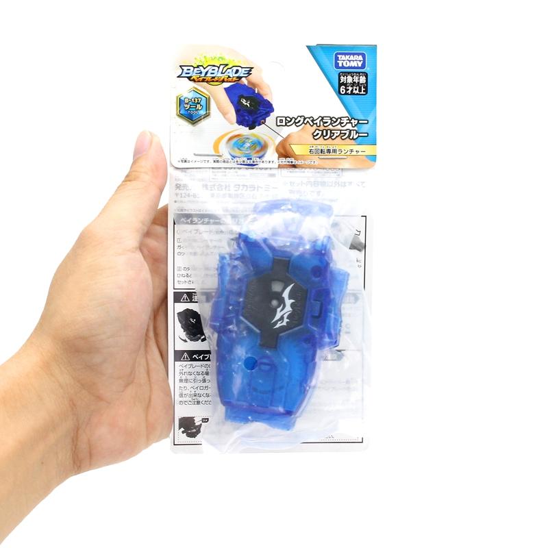 Tay Quay B-137 Long Bey Launcher Clear Blue Beyblade 4 123842