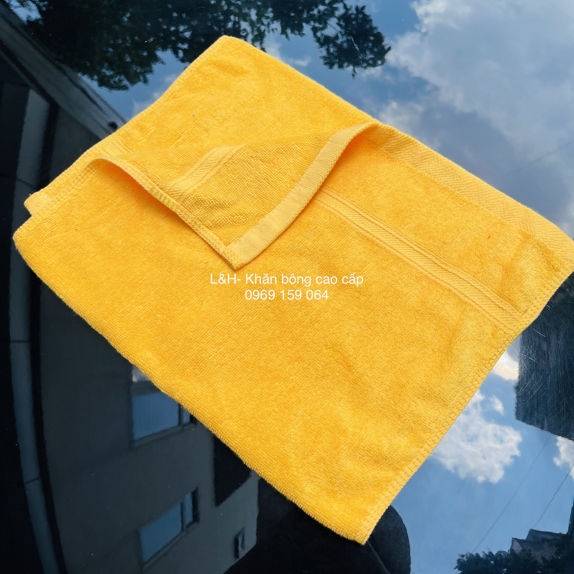 Khăn tắm, khăn lau tóc hoa dâu Tân Thịnh, 35x80cm siêu thấm hút