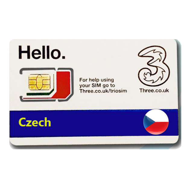 Sim du lịch Cộng hòa Séc - Czech 4g tốc độ cao