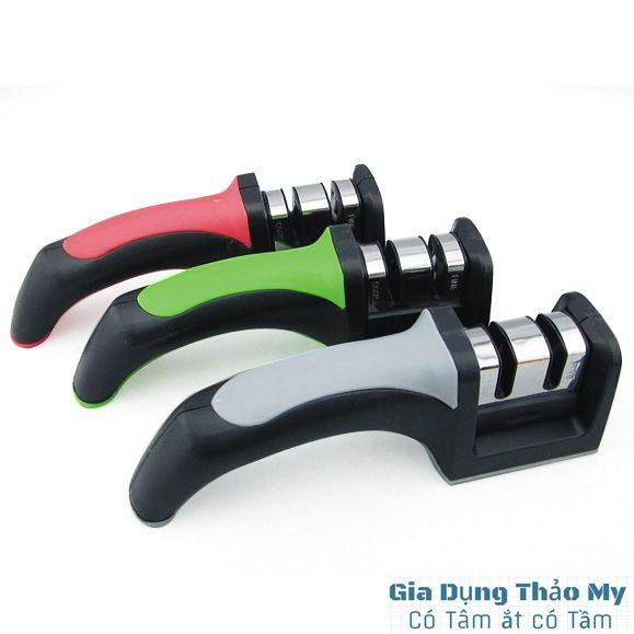 Dụng cụ mài dao, kéo cầm tay 3 rãnh