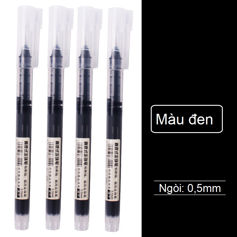 Bút bi mực nước ngòi 0.5mm, Bút gel ngòi 0.5mm lâu hết mực tiện dụng