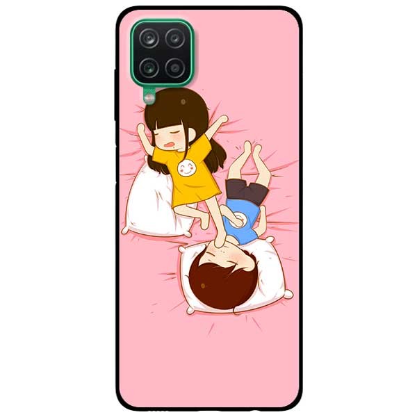 Ốp lưng dành cho Samsung Galaxy A12 mẫu Couple Ngủ