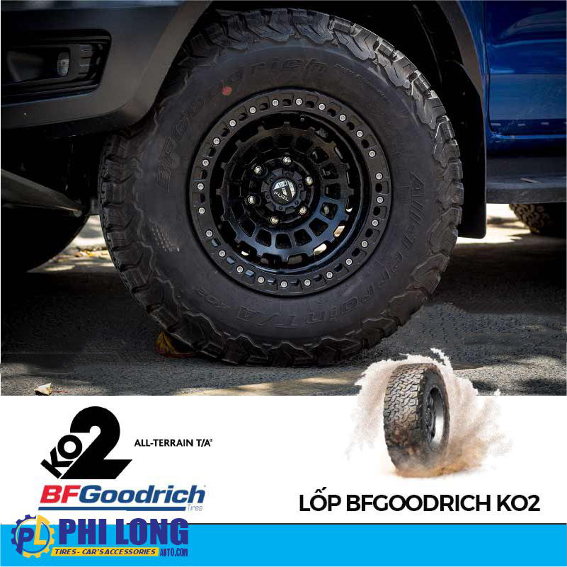 LỐP BFGOODRICH ALL-TERRAIN T/A KO2 LT285/70R17 (MADE IN THAILAND)