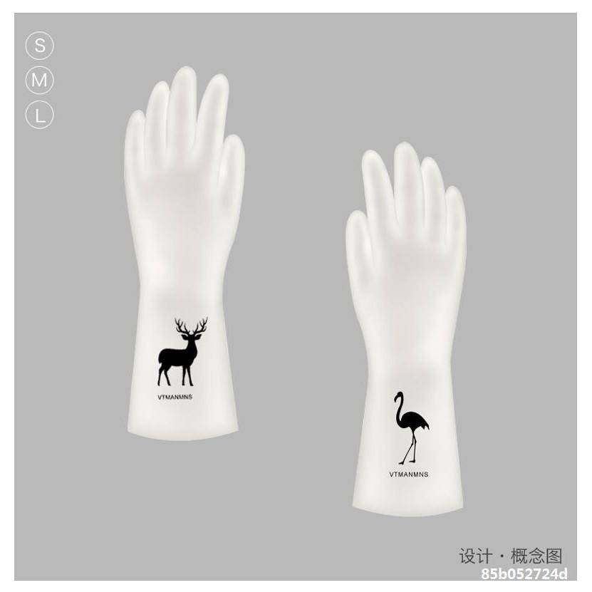 Găng tay bằng cao su con hươu siêu bền siêu dai tiện dụng cho các chị em nội trợ - Gia dụng cực hot