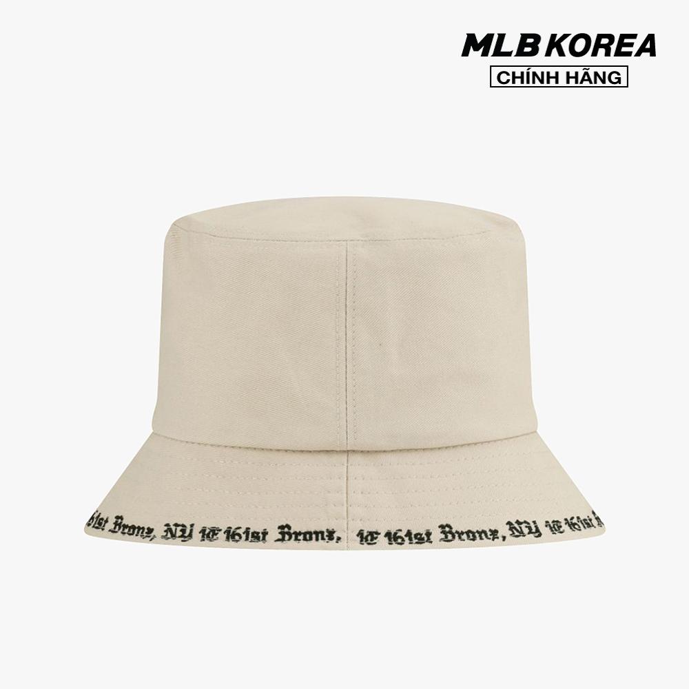 MLB - Nón bucket thời trang Gothic Lettering 3AHTHG01N