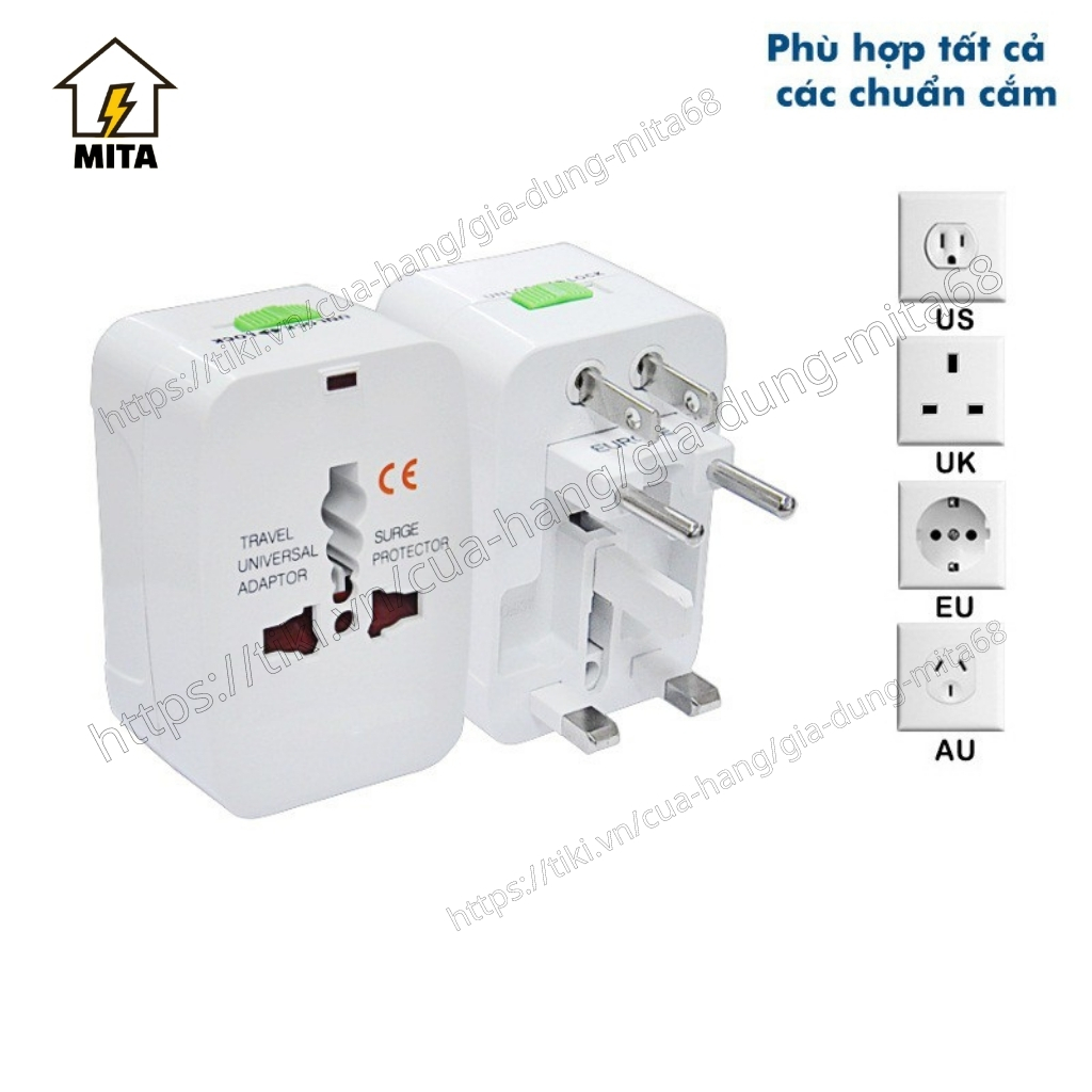 Ổ Cắm Điện Đa Năng Du Lịch Universal Travel Adapter - Ổ Chuyển Đổi Đa Năng