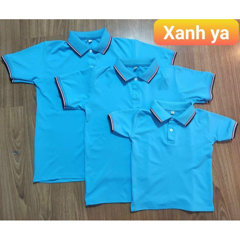 ÁO GIA ĐÌNH CÓ CỔ chất liệu cotton co giãn tốt loại 1 cực kỳ hot trend
