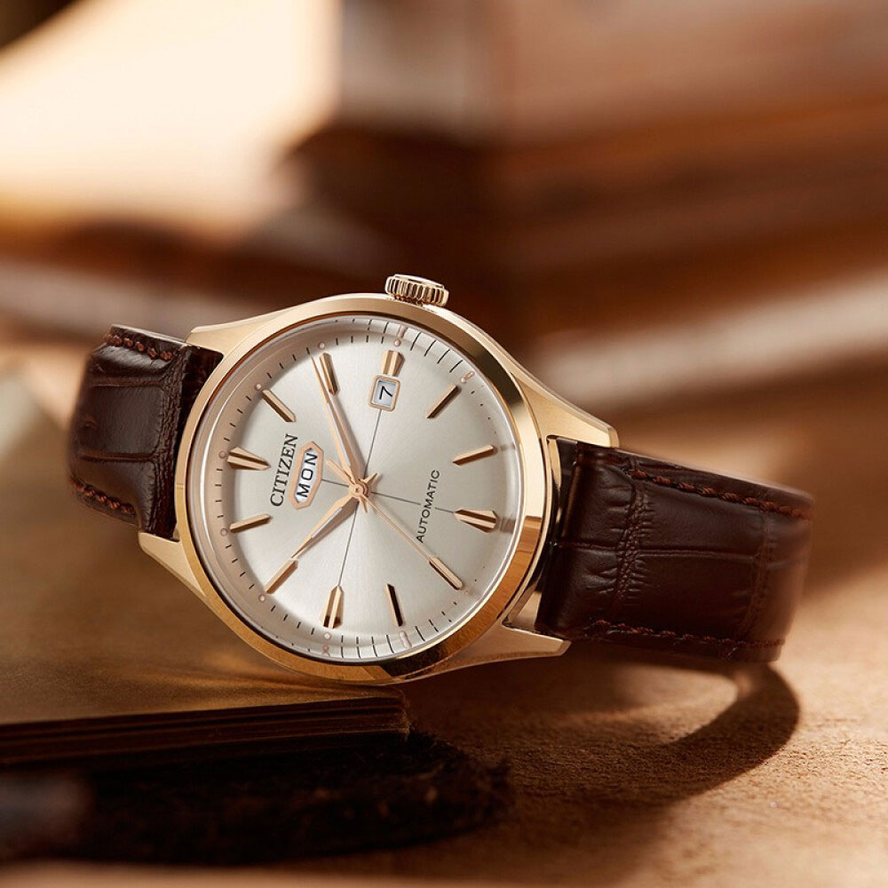 Đồng Hồ Citizen C7 Dây Da NH8393-05A - Mặt Trắng