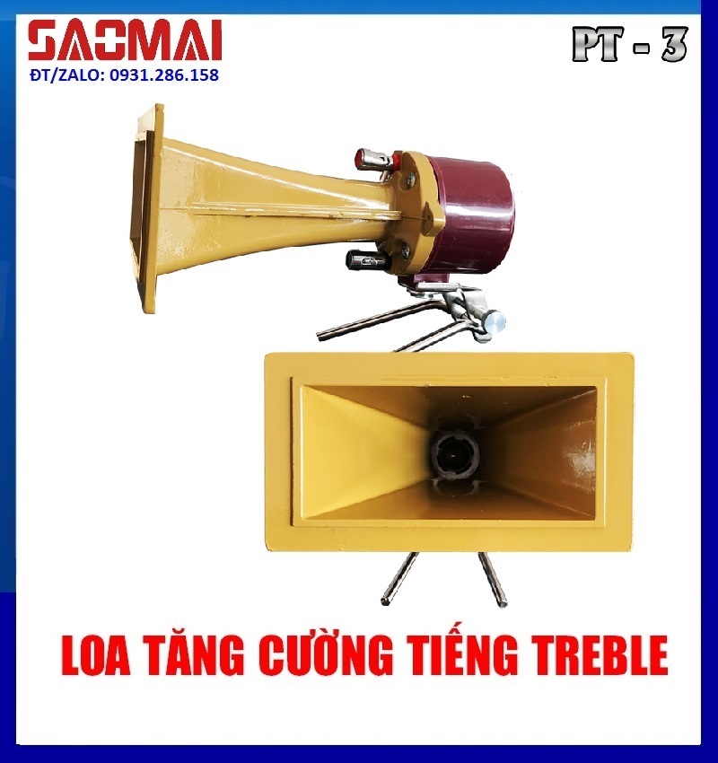 Bộ 2 loa treble PT3 họng đúc gang - Hàng chính hãng