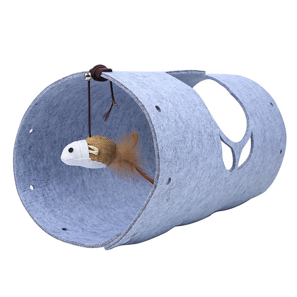 Pet Cat Kitten Tunnel Collapsible Cat Tunnel for Cat Kitten Indoor Play